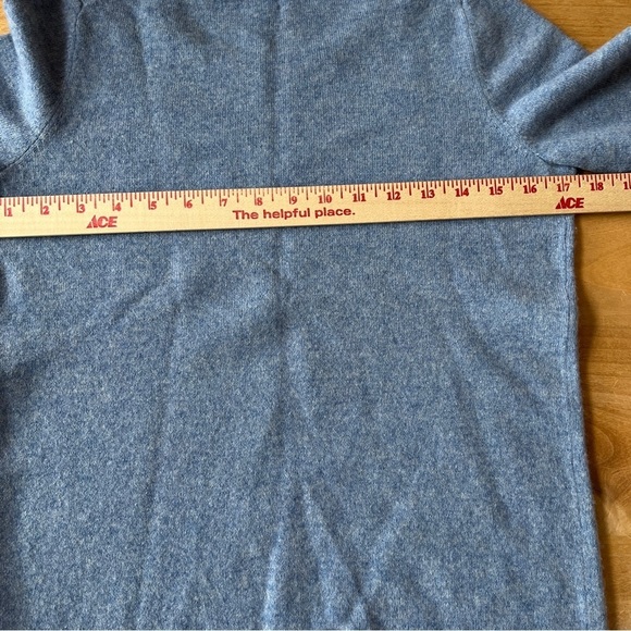 TALBOTS SWEATER SZ S CASHMERE LUXURY CREWNECK BUTTON CUFF OFFICE MINIMALIST SOFT - Picture 7 of 10